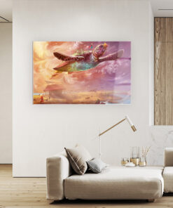 Magical Tortoise Wall Art Covered By Epoxy-OriesWood