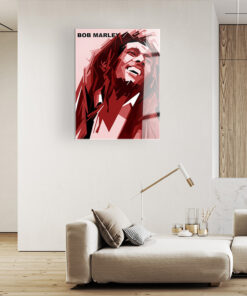 Bob Marley Wall Art Covered By Epoxy-OriesWood