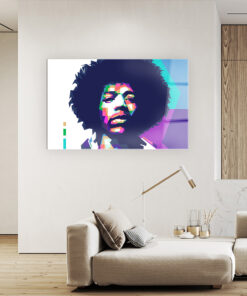 Jimmy Hendrix Wall Art Covered By Epoxy-OriesWood
