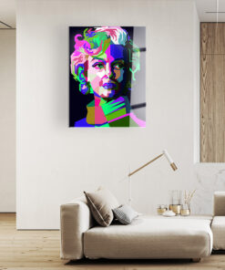 marilyn monroe Wall Art Covered By Epoxy-OriesWood