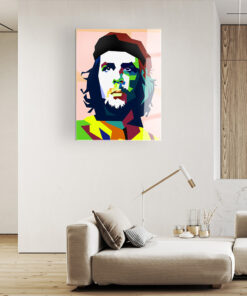 Comandante Che Wall Art Covered By Epoxy-OriesWood