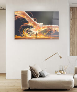 Phoenix Wall Art Covered By Epoxy-OriesWood