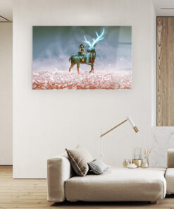 Magic Stag Wall Art Covered By Epoxy-OriesWood