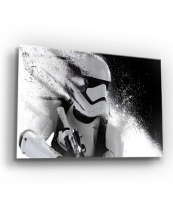 The Trooper Lost In The Time Wall Art Covered By Epoxy-OriesWood