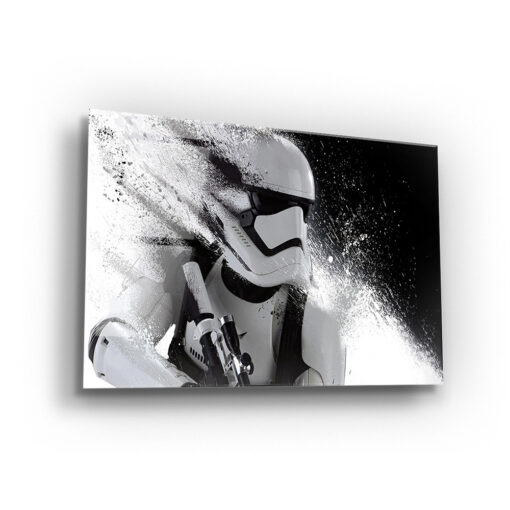 The Trooper Lost In The Time Wall Art Covered By Epoxy-OriesWood