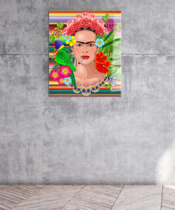 Frida Wall Art Covered By Epoxy-OriesWood