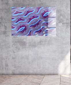 Colorful Psychedelic Illustration Wall Art Covered By Epoxy-OriesWood