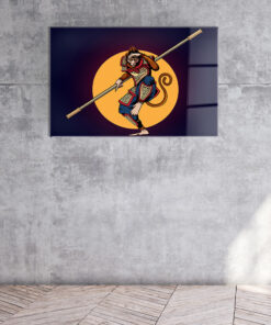 Monkey King Wall Art Covered By Epoxy-OriesWood