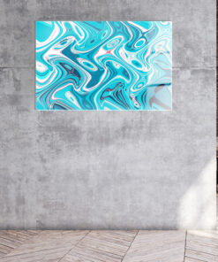 Colorful Psychedelic Wall Art Covered By Epoxy-OriesWood