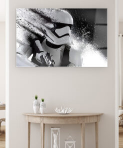 The Trooper Lost In The Time Wall Art Covered By Epoxy-OriesWood