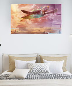 Magical Tortoise Wall Art Covered By Epoxy-OriesWood