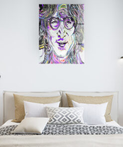 John Lennon Wall Art Covered By Epoxy-OriesWood