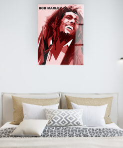 Bob Marley Wall Art Covered By Epoxy-OriesWood
