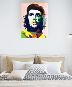 Comandante Che Wall Art Covered By Epoxy-OriesWood
