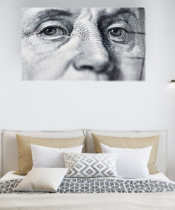 Benjamin Franklin Wall Art Covered By Epoxy-OriesWood