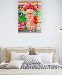 Frida Wall Art Covered By Epoxy-OriesWood