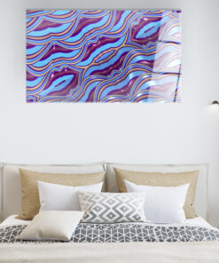 Colorful Psychedelic Illustration Wall Art Covered By Epoxy-OriesWood
