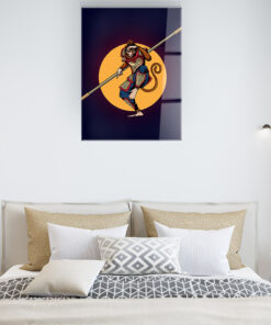 Monkey King Wall Art Covered By Epoxy-OriesWood