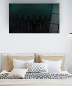 Ringwraiths Wall Art Covered By Epoxy-OriesWood