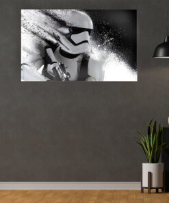 The Trooper Lost In The Time Wall Art Covered By Epoxy-OriesWood
