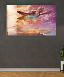 Magical Tortoise Wall Art Covered By Epoxy-OriesWood