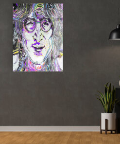 John Lennon Wall Art Covered By Epoxy-OriesWood