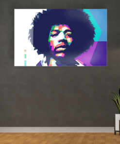 Jimmy Hendrix Wall Art Covered By Epoxy-OriesWood