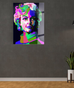 marilyn monroe Wall Art Covered By Epoxy-OriesWood