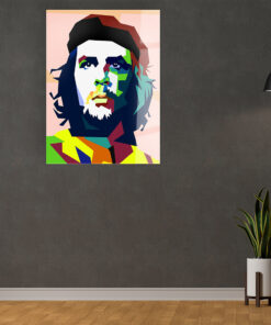 Comandante Che Wall Art Covered By Epoxy-OriesWood