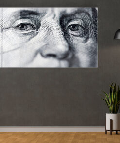 Benjamin Franklin Wall Art Covered By Epoxy-OriesWood