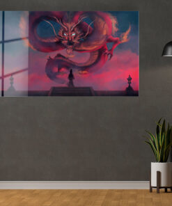 Dragon's Blessing Wall Art Covered By Epoxy-OriesWood