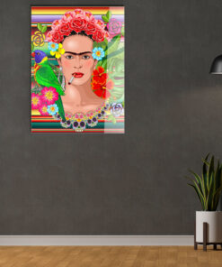 Frida Wall Art Covered By Epoxy-OriesWood