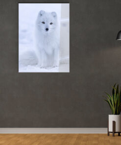 Fluffy Fox Wall Art Covered By Epoxy-OriesWood