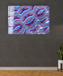 Colorful Psychedelic Illustration Wall Art Covered By Epoxy-OriesWood