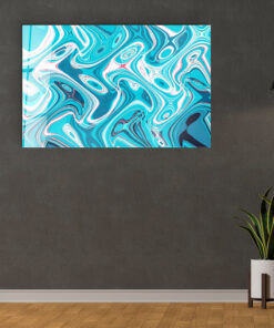 Colorful Psychedelic Wall Art Covered By Epoxy-OriesWood