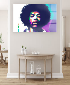 Jimmy Hendrix Wall Art Covered By Epoxy-OriesWood