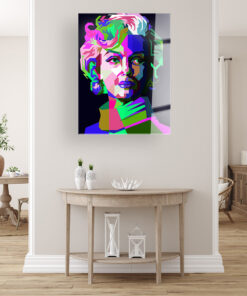 marilyn monroe Wall Art Covered By Epoxy-OriesWood