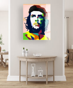 Comandante Che Wall Art Covered By Epoxy-OriesWood