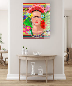 Frida Wall Art Covered By Epoxy-OriesWood