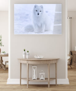 Fluffy Fox Wall Art Covered By Epoxy-OriesWood