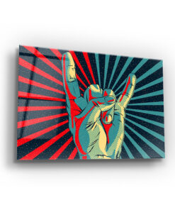 Rock n Roll Wall Art Covered By Epoxy-OriesWood