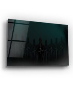 Ringwraiths Wall Art Covered By Epoxy-OriesWood