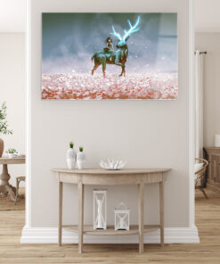 Magic Stag Wall Art Covered By Epoxy-OriesWood