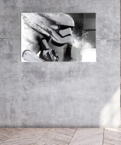 The Trooper Lost In The Time Wall Art Covered By Epoxy-OriesWood