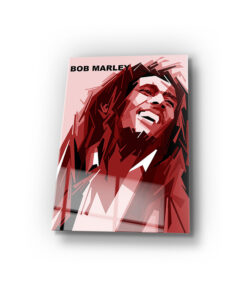 Bob Marley Wall Art Covered By Epoxy-OriesWood