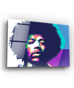 Jimmy Hendrix Wall Art Covered By Epoxy-OriesWood