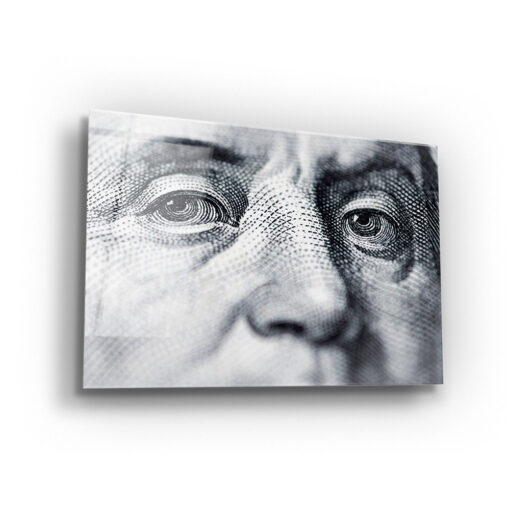 Benjamin Franklin Wall Art Covered By Epoxy-OriesWood