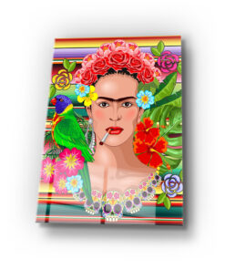 Frida Wall Art Covered By Epoxy-OriesWood