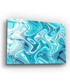 Colorful Psychedelic Wall Art Covered By Epoxy-OriesWood