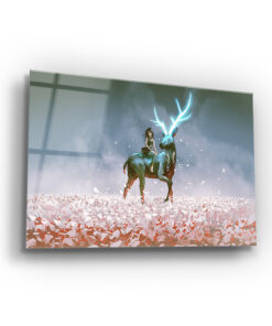 Magic Stag Wall Art Covered By Epoxy-OriesWood